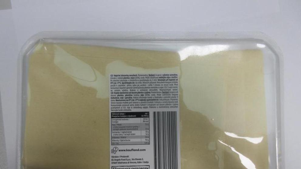 K Favourites Lasagne platten, vaječné těstoviny nesušené, 250 g (2)