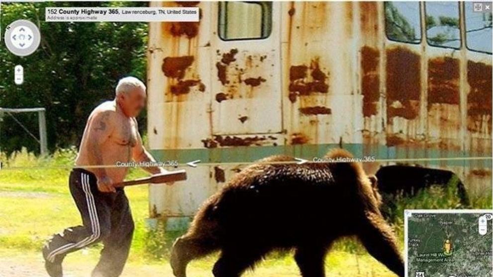 Podivína na Google Street View - 20