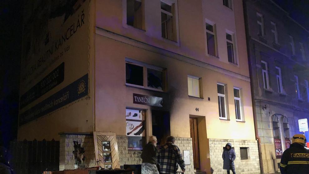 Požár prodejny obuvi v Olomouci - 3