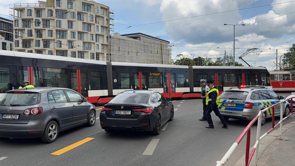 Výpadek semaforů v Praze na velkých křižovatkách