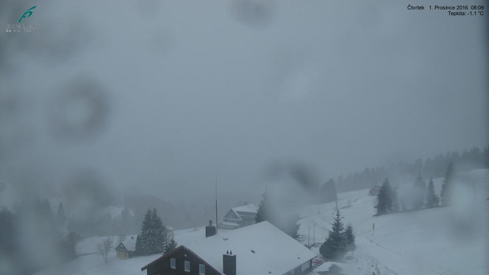 Sněžení 30.11. 2016 - Pec pod Sněžkou
