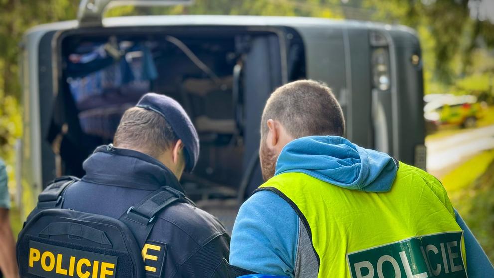 Havárie autobusu na Frýdecko-Místecku