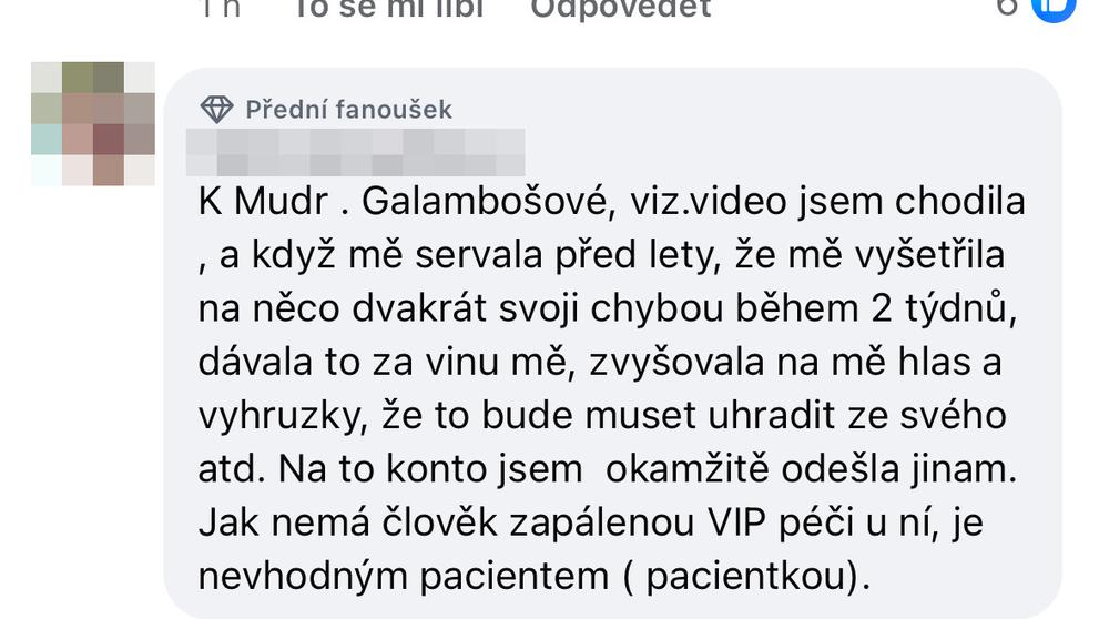 Reakce na chování gynekoložky Instagram (3)