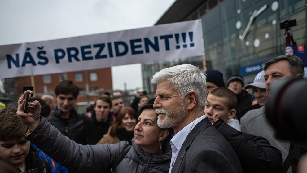 Petr Pavel se svými příznivci v Ostravě (2)