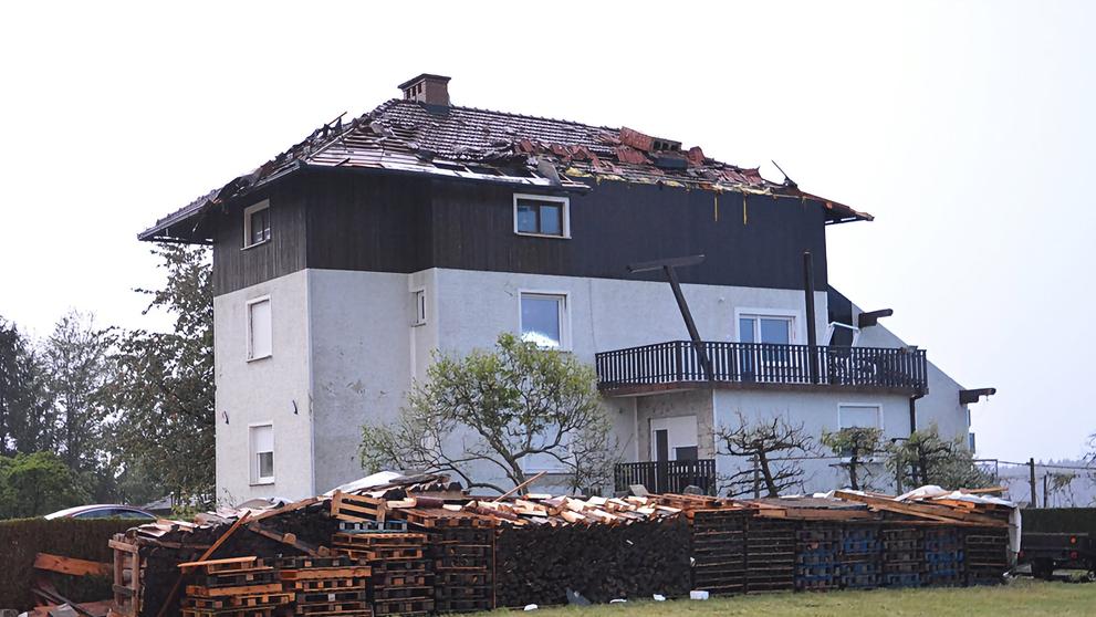 Škody po bouři