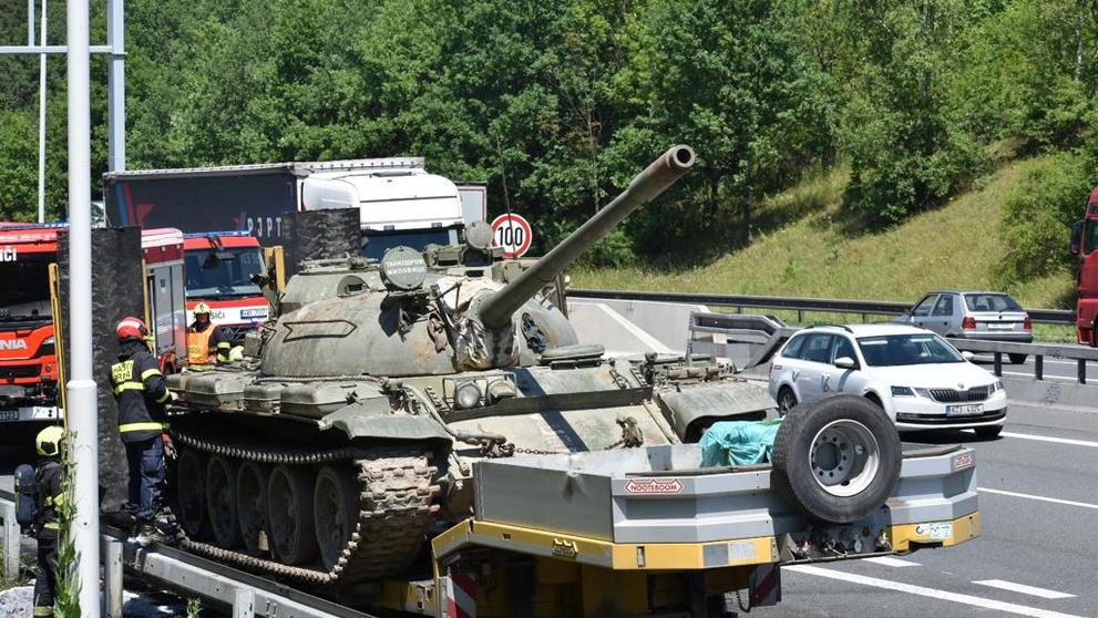 Tank na Pražském okruhu