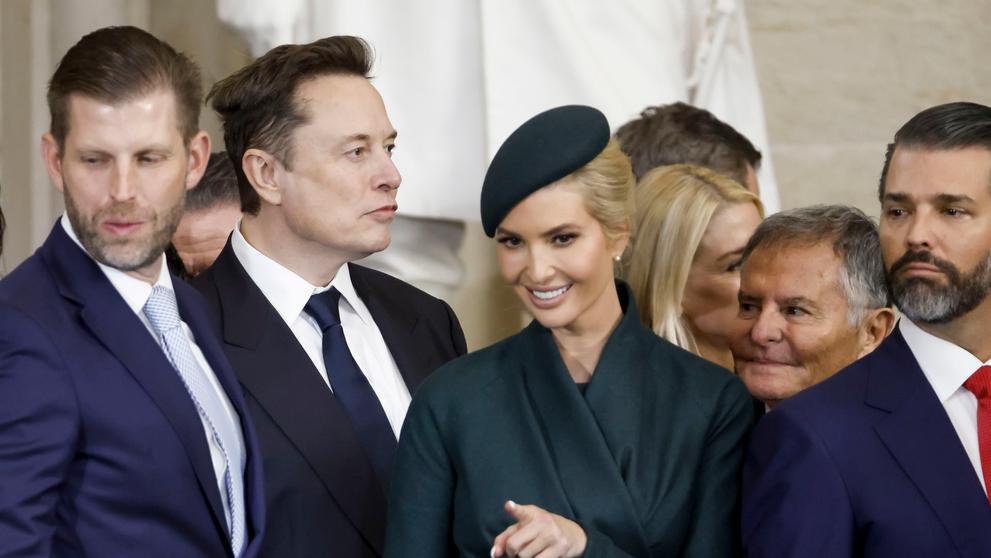 Ivanka Trumpová na inauguraci, 20. 1. 2025
