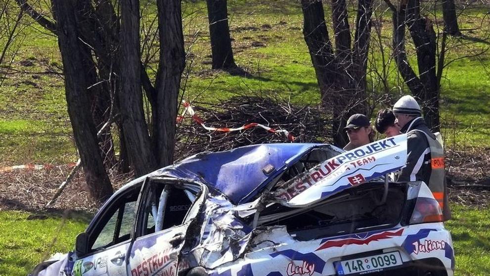 Nehoda při Valašské rallye