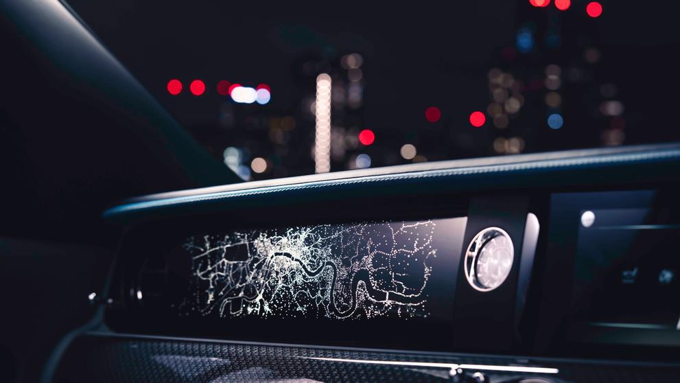 Rolls-Royce Black Badge Ghost City Lights