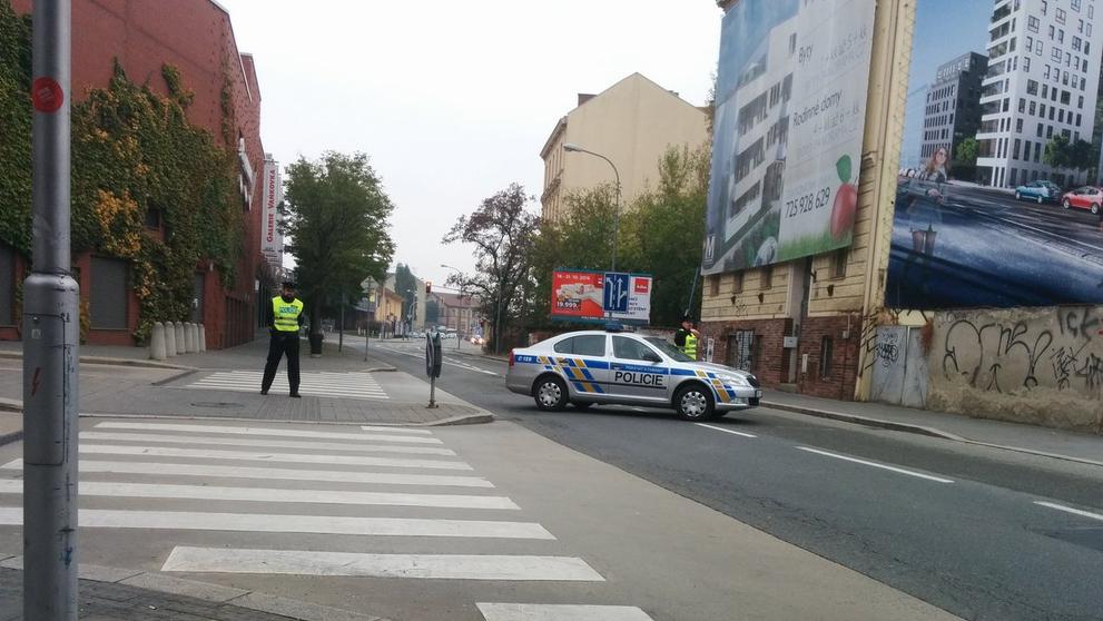 Policie vyklidila okolí nádraží Zvonařka v Brně