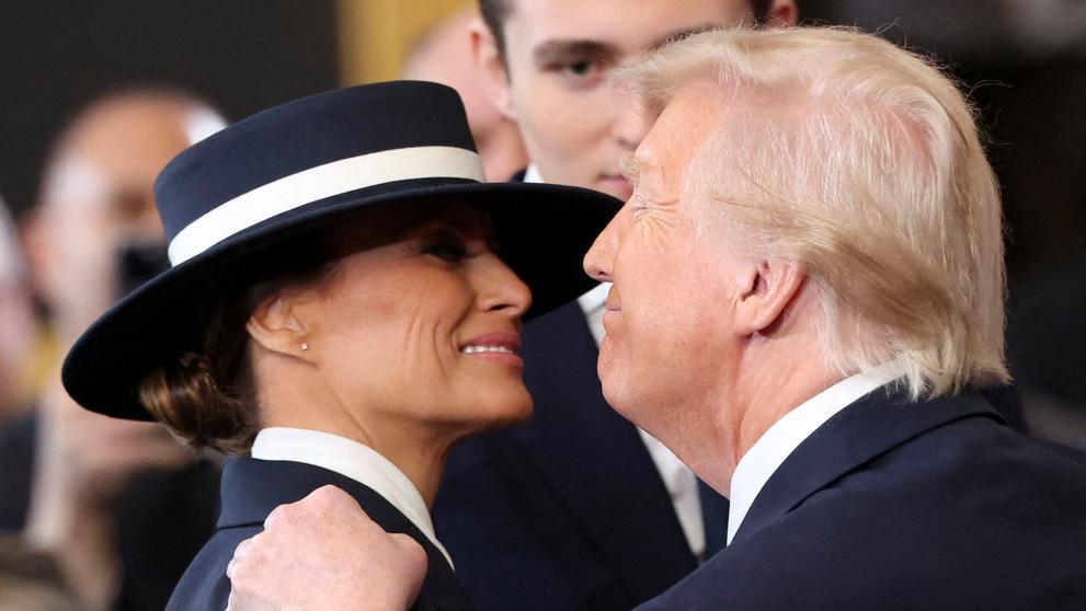 Melania Trumpová na inauguraci