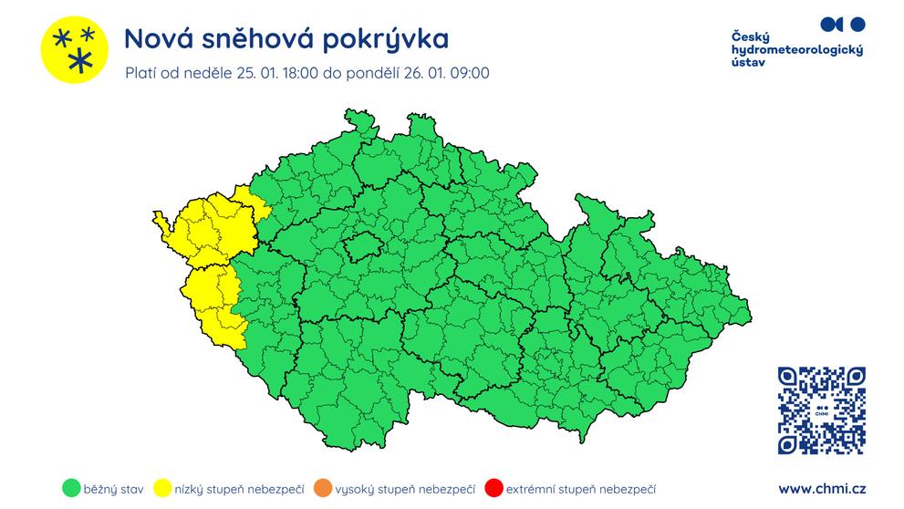 Výstraha před sněhem