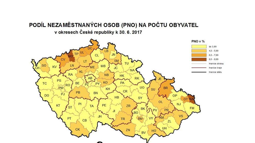 Nezaměstnanost v Česku v červenci - 3