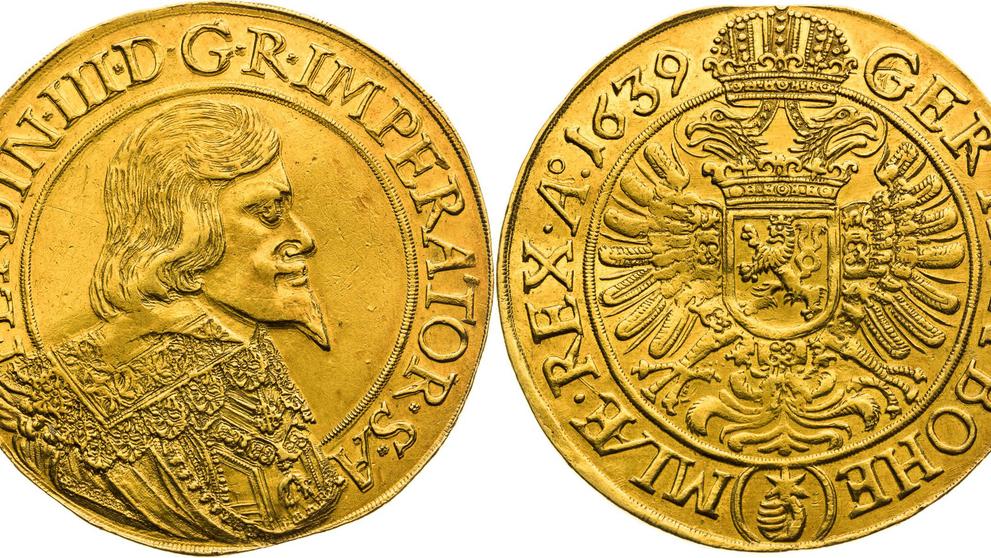 10 Dukát 1639 Ferdinanda III.