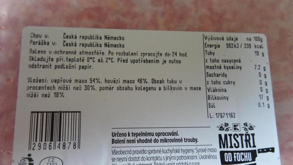 Šizené mleté maso