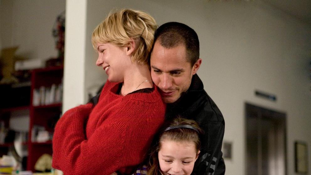 Gael Garcia Bernal, Michelle Williamsová a Sophie Nyweideová ve filmu Mamut, 2009