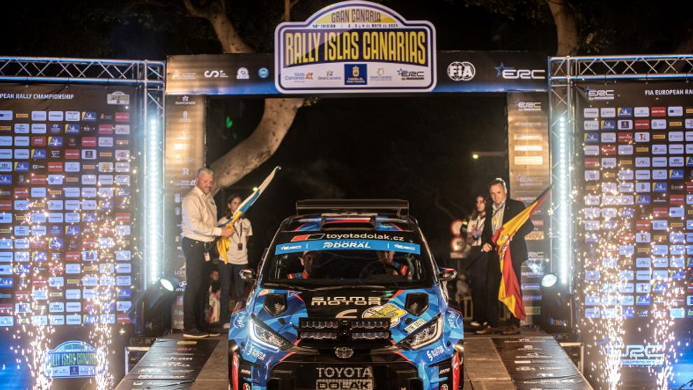 Toyota GR Yaris Rally2 Filipa Mareše a Radovana Buchy
