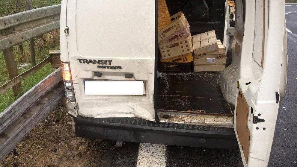 Zranění policisty při vyšetřování nehody na Pražském okruhu - 2