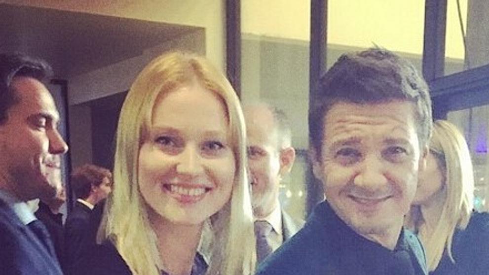 Katarína Paveleková a Jeremy Renner