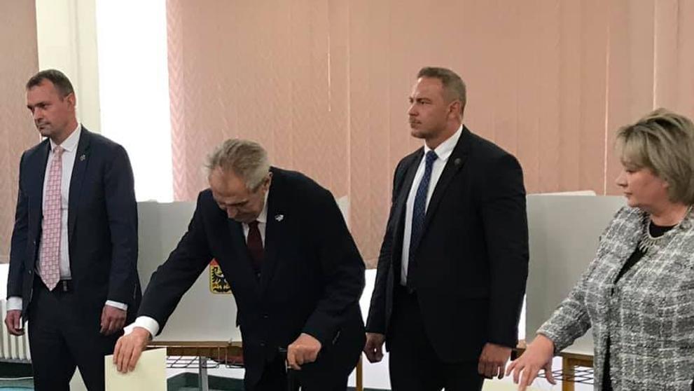 Miloš Zeman u voleb do Evropského parlamentu