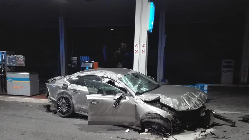 Aleš Matějů naboural auto