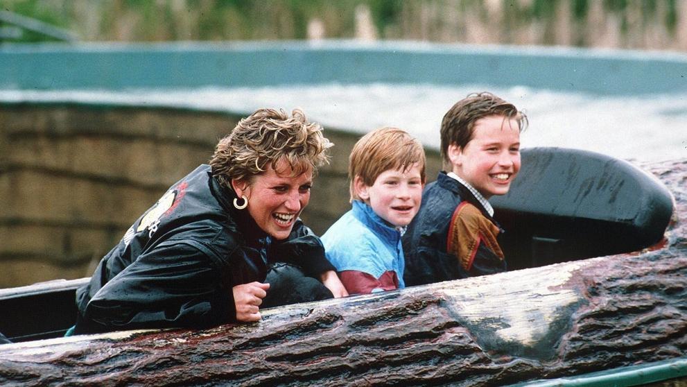 Princezna Diana s Harrym a Williamem