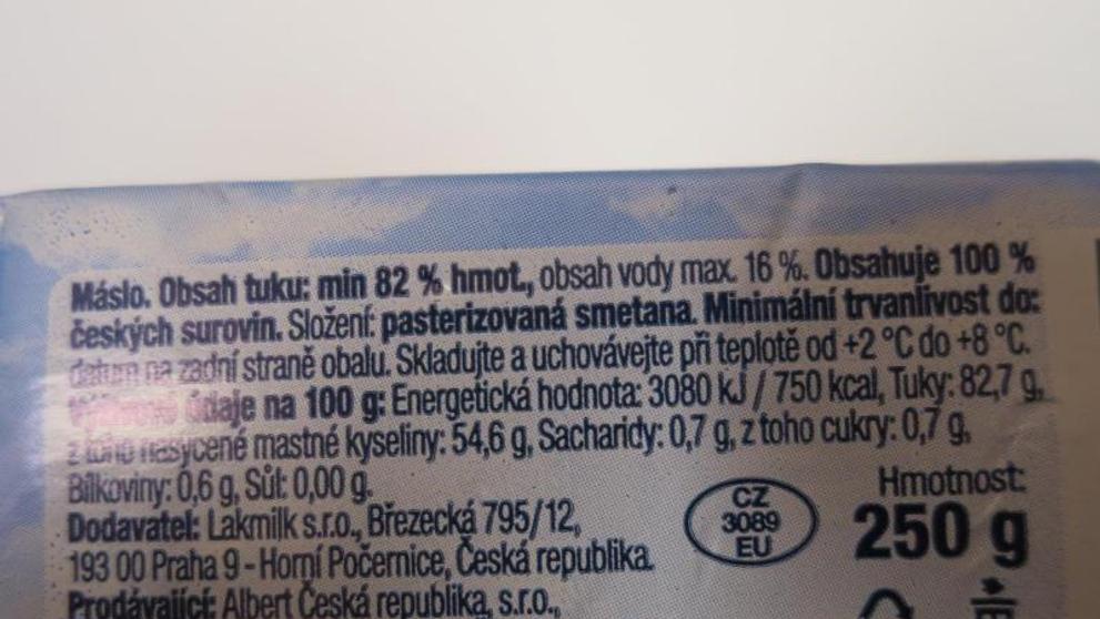 Zdraví nebezpečné máslo (3)