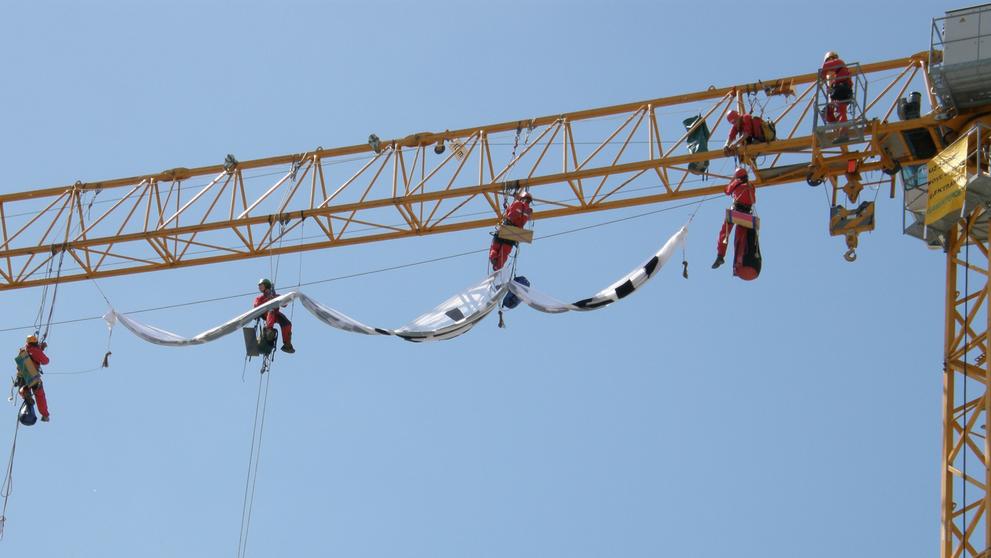 Na jeřábu proti Prunéřovu! Greenpeace protestují proti uhelným elektrárnám - 7
