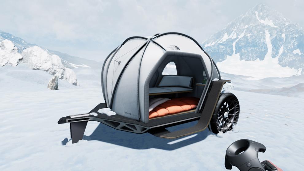 Koncept obytného přívěsu BMW Futurelight Camper - 11