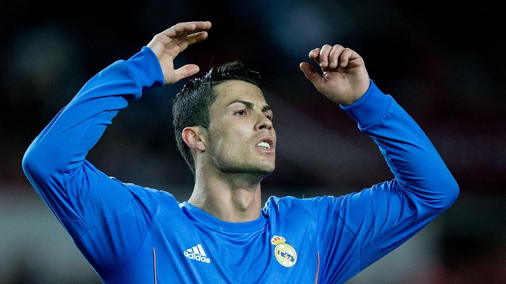 Cristiano Ronaldo se zlobí