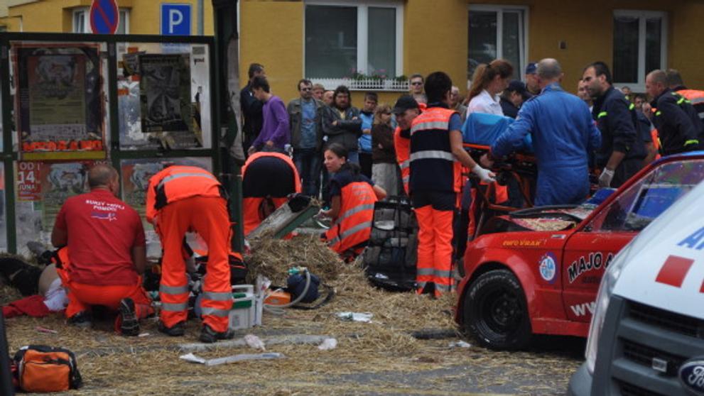 Nehoda závodního vozu na Slovensku - 3