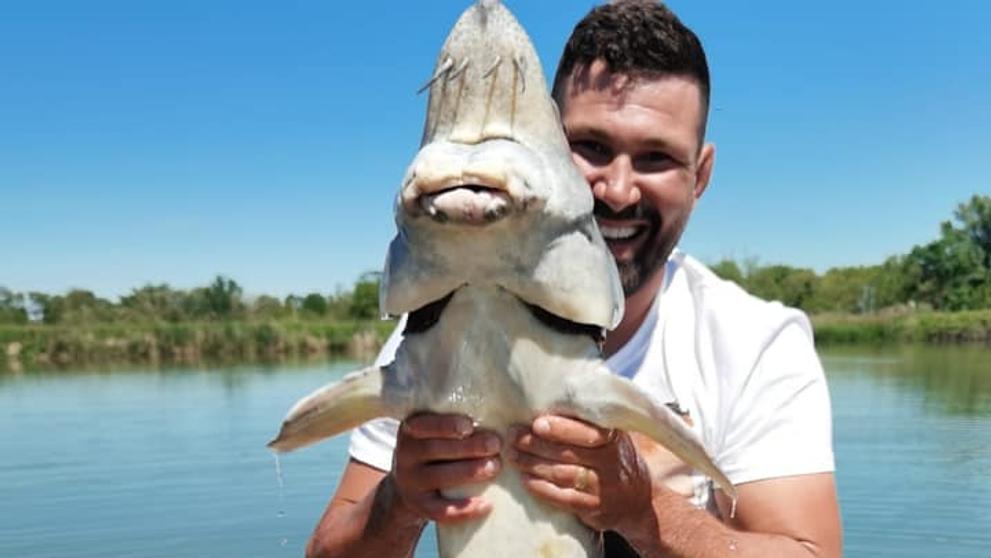 Attila Végh a jeho rybářské úlovky