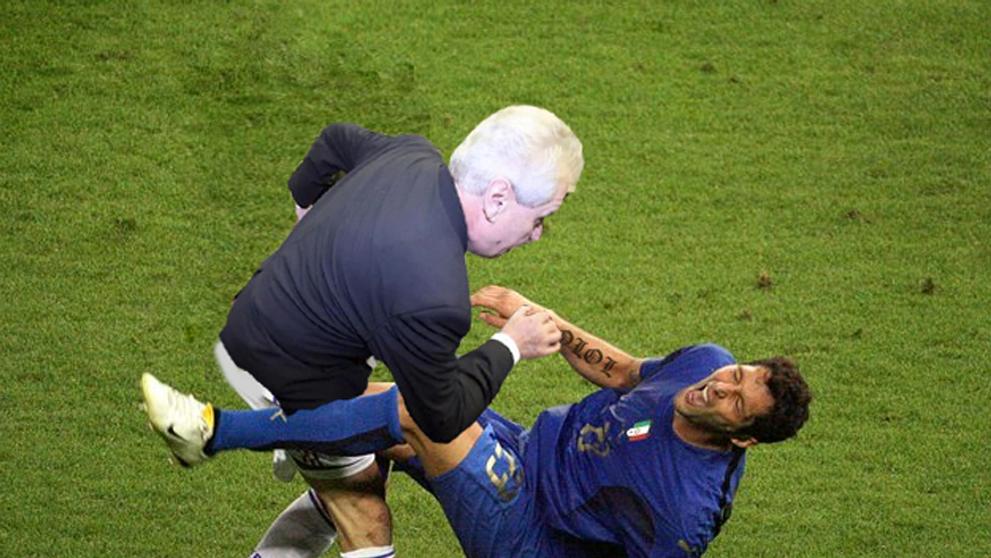 Miloš Zeman na sportovních karikaturách - 4