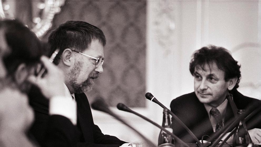 Jaroslav Bašta a Michael Žantovský, 8. 3. 1999