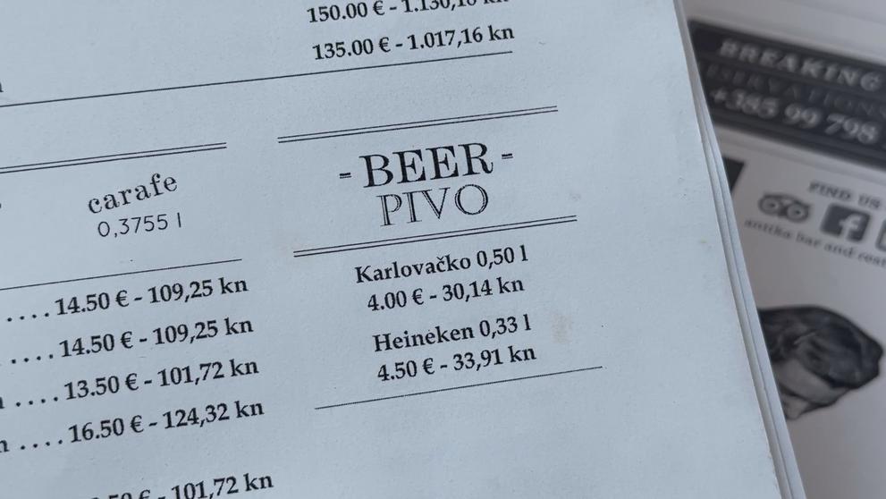 Ceny v Chorvatsku