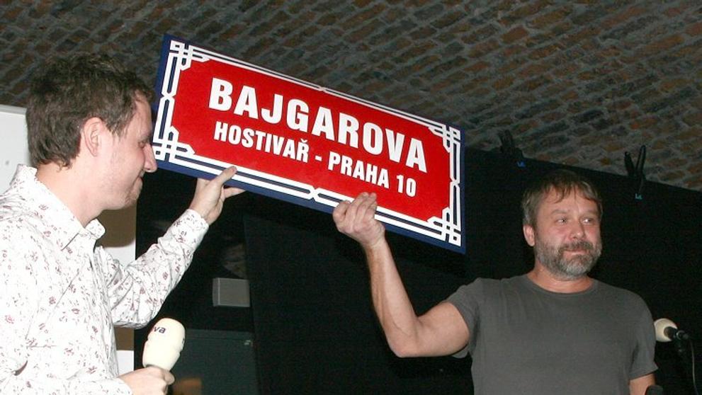 Novoroční večírek Ulice - Michal Reitler (vlevo) a Radek Bajgar.