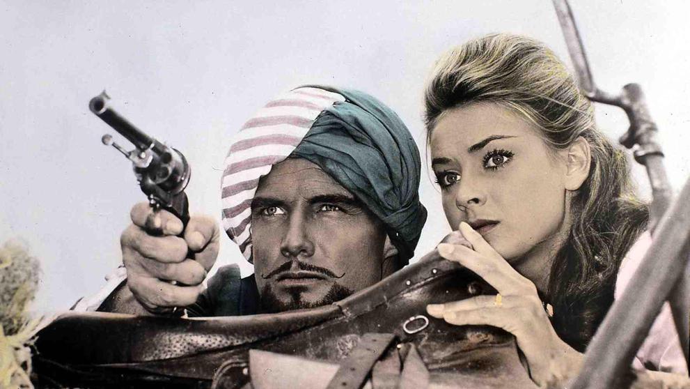 Geneviève Gradová a Steve Reeves ve filmu Sandokan opět v akci, 1963 (2)