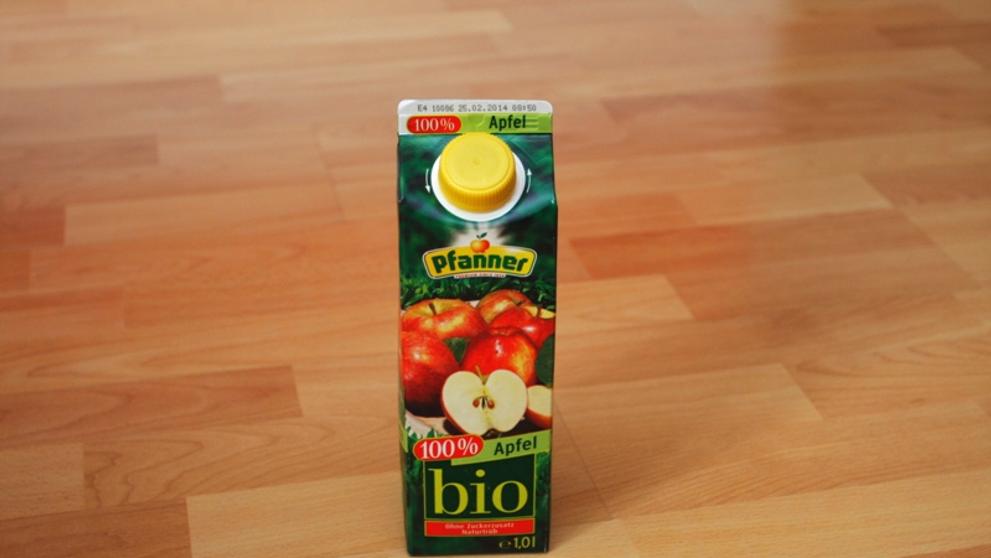 Test jablečných džusů - Pfanner Apfel Bio