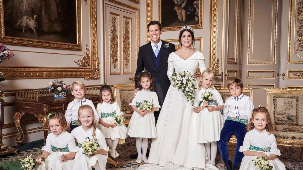 Oficiální fotografie ze svatby princezny Evženie