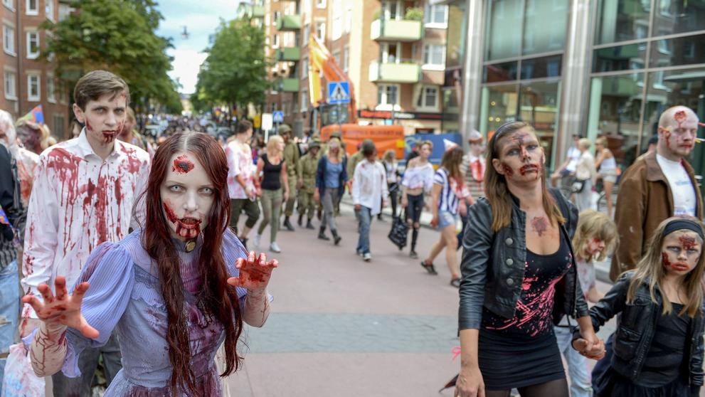 Petrohrad a Stockholm zaplavili zombíci - 2