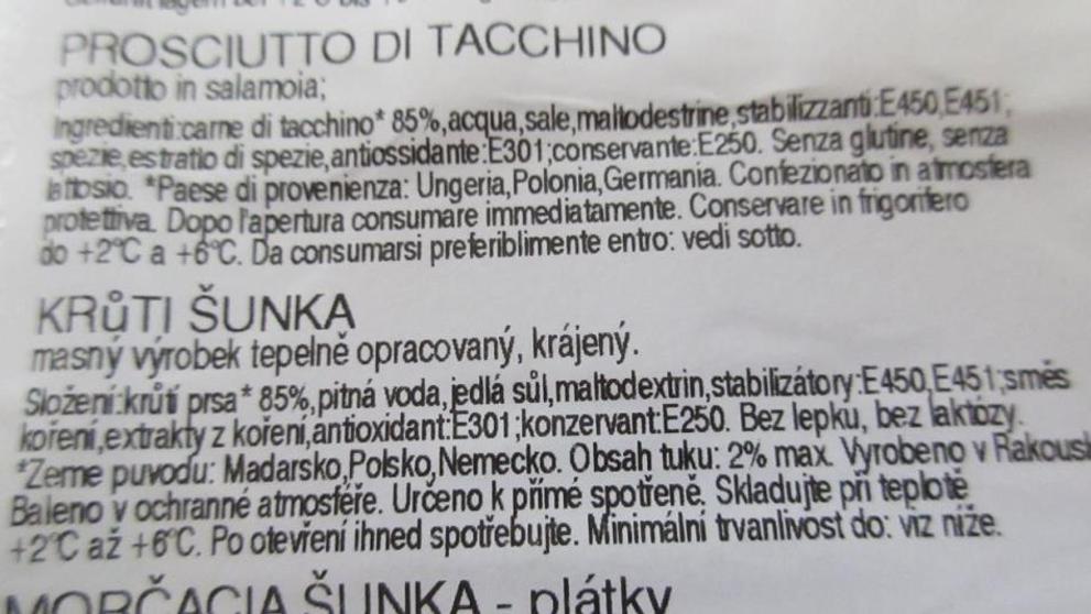 Falšované šunky z dovozu - 1