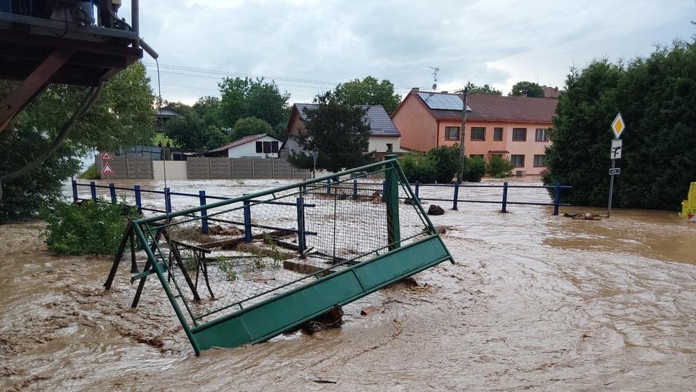 Bouře a bleskové povodně v Olomouckém kraji (4)