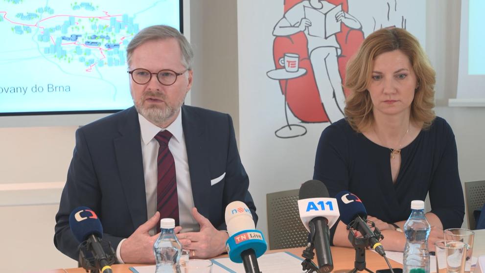Petr Fiala (ODS) a Markéta Vaňková (ODS)