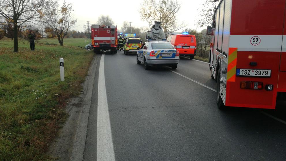 Dopravní nehoda u Hostivice - 2
