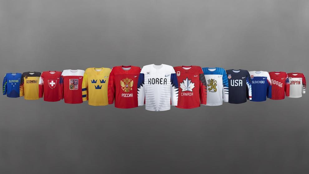 Dresy hokejových týmů pro OH 2018 - 10