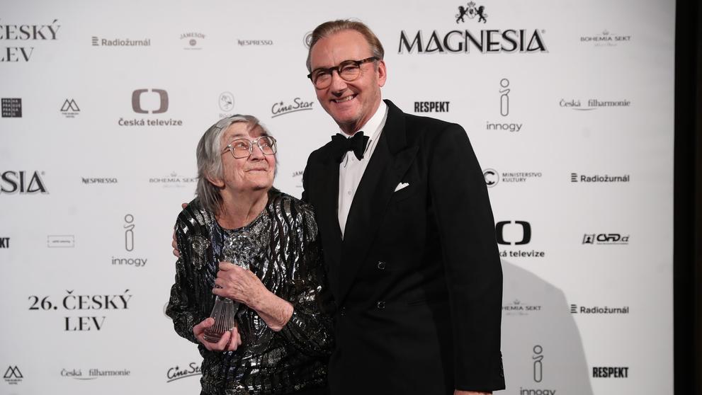 Věra Plívová-Šimková a Ondřej Havelka, 23. 3. 2019 Výroční filmové ceny Český lev