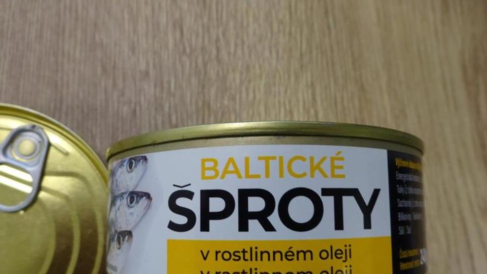Baltické šproty v rostlinném oleji SOKRA