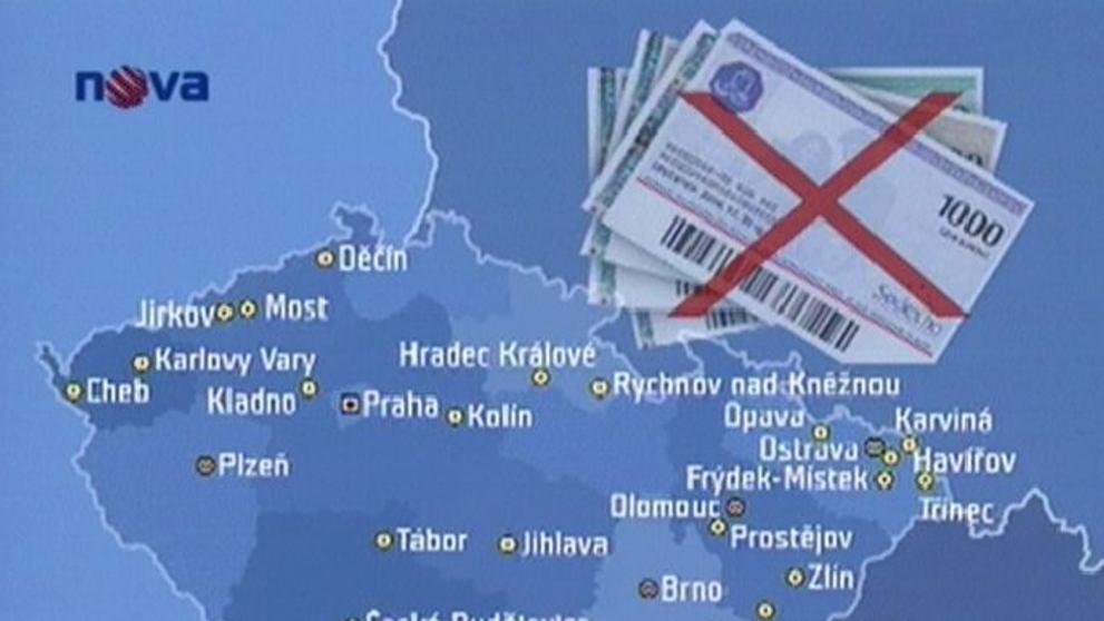 Záběry TV Nova.
