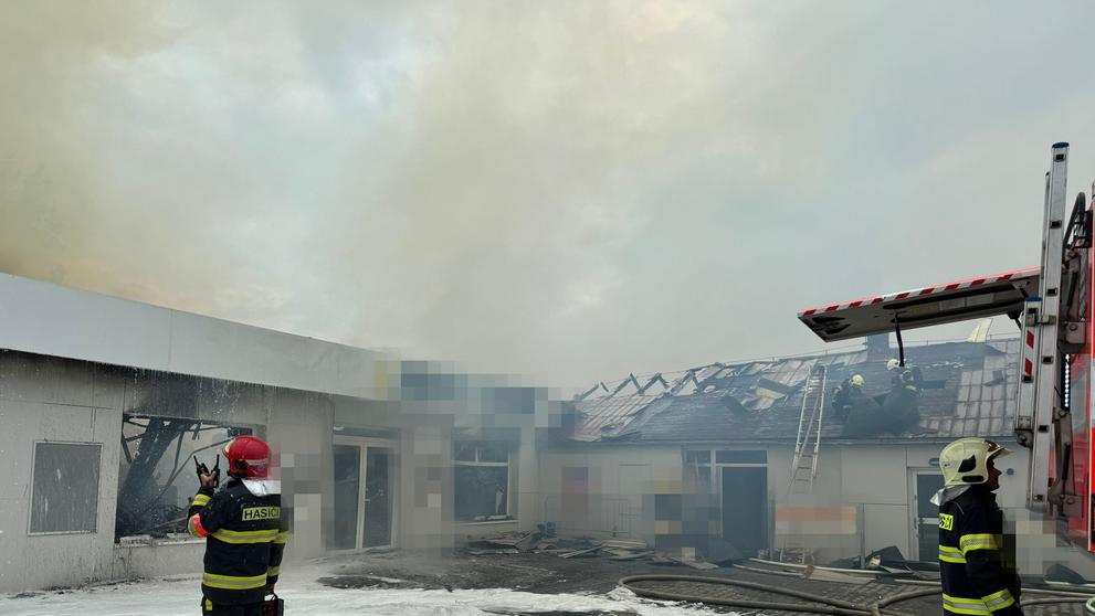 Požár v Kladně (1)