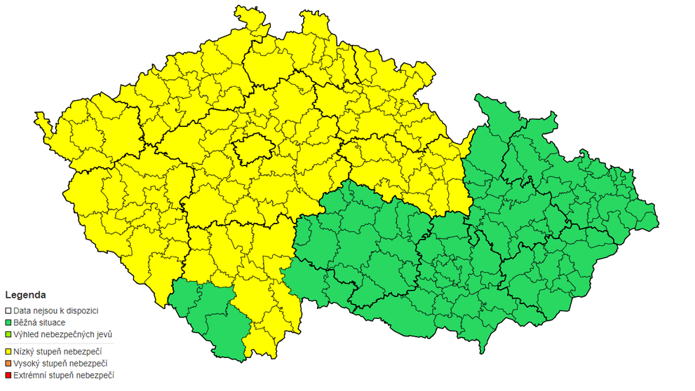 Výstraha ČHMÚ